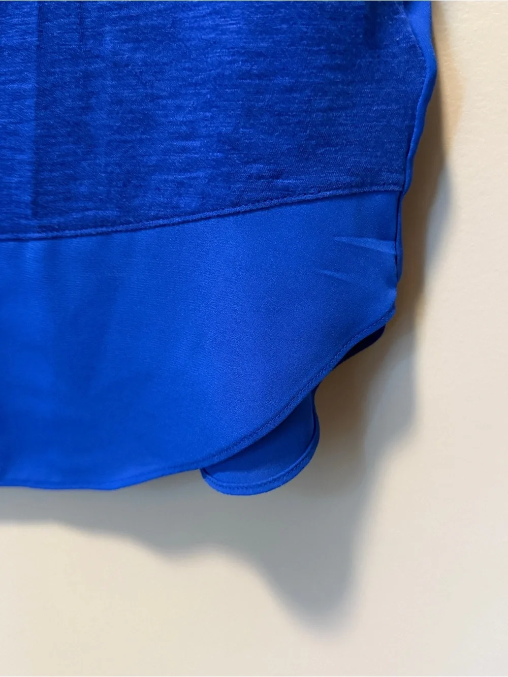 Express Women’s Royal Blue Short Sleeve Top - S
